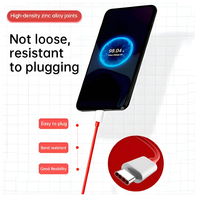 Oneplus 65w Warp Charge Power Adapter With Type-c To Type-c Fast Charging Cable