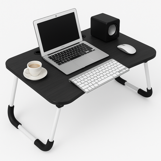 Smart Fold™ Laptop Table | Foldable Study & Bed Desk – Multipurpose & Portable