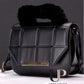 Chic Women's Leather Hand Bag Set - 5 Pcs in Blue